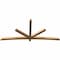 Ekena Millwork Alberta Timber Gable Bracket, Western Red Cedar, 108"W x 49"H x 3 1/2"D x 3 1/2"F, 11/12 Pitch GBW108X49X0404ALB00SWR - alternate 3